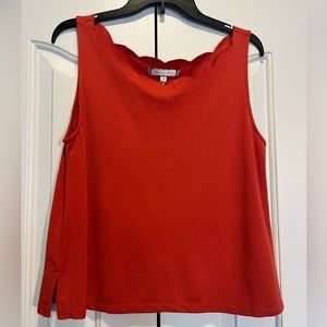 Eri + Ali tank top, size M, medium, Anthropologie, burnt orange